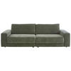 BIGSOFA in Chenille, Jacquard Dunkelgrün  - Dunkelgrün/Schwarz, Design, Kunststoff/Textil (270/83/125cm) - Niels Andersson