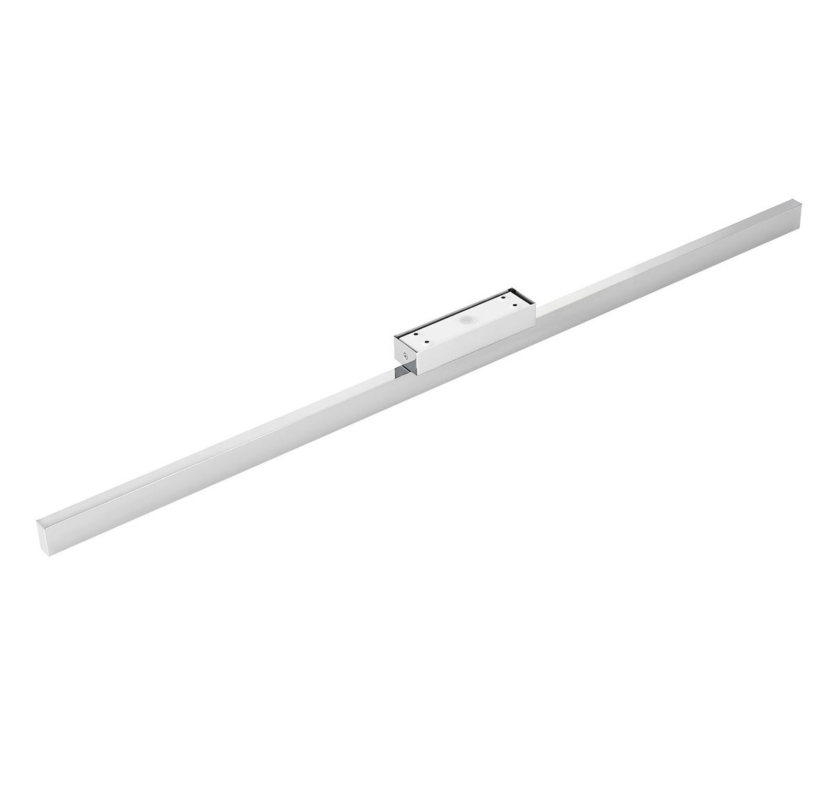 LED-WANDLEUCHTE Aurora 120/5/7 cm   - Alufarben, Basics, Kunststoff/Metall (120/5/7cm) - Novel
