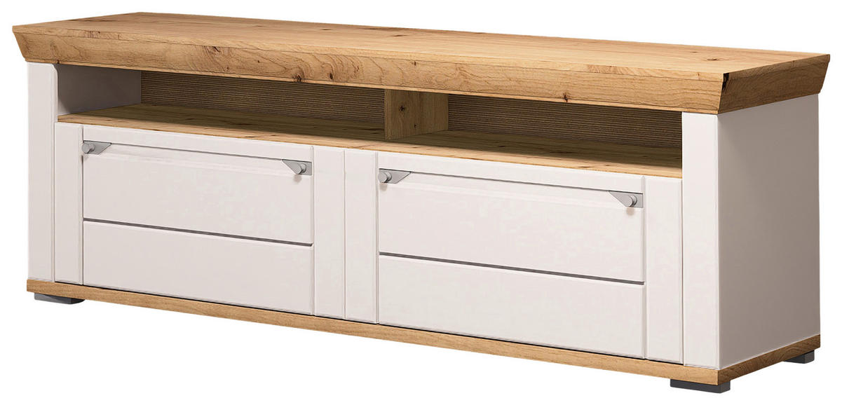 LOWBOARD Kaschmir, Eiche Artisan  165/61/53 cm  - Kaschmir/Eiche Artisan, Romantik / Landhaus, Holzwerkstoff/Kunststoff (165/61/53cm) - Landscape