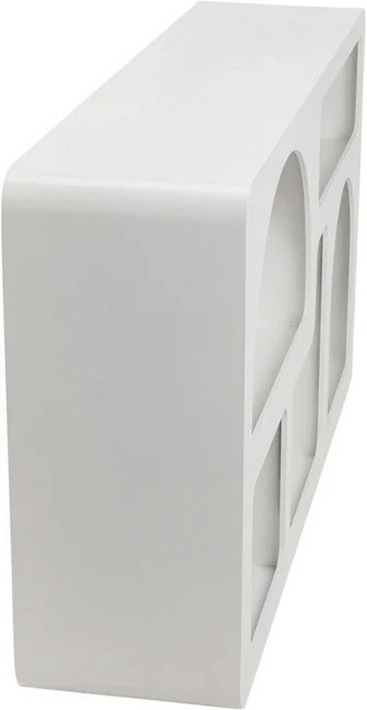 REGAL Weiß  140/75/32 cm  - Weiß, Design, Holzwerkstoff (140/75/32cm) - Kare-Design