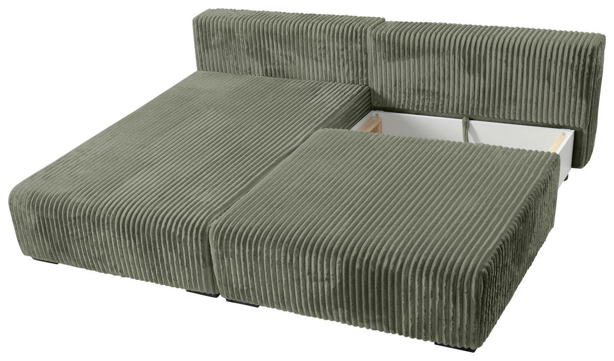 Freisteller von Carryhome ECKSOFA Olivgrün Cord.