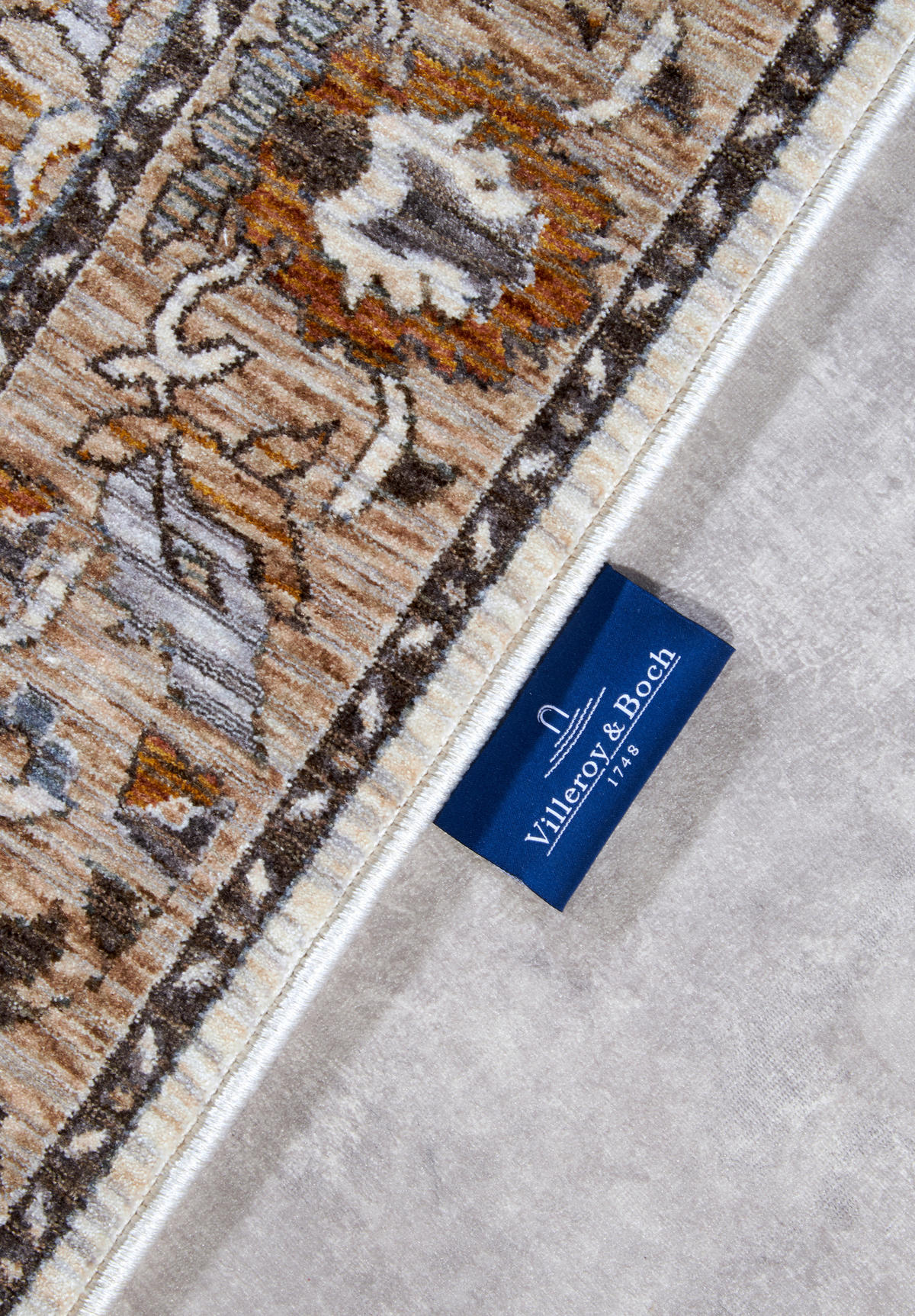 FLACHWEBETEPPICH 160/225 cm Kollektion 1871 Creme, Multicolor  - Multicolor/Creme, Design, Kunststoff (160/225cm) - Villeroy & Boch