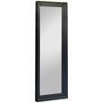 WANDSPIEGEL 78/180/4 cm    in rechteckig  - Schwarz, ROMANTIK / LANDHAUS, Glas/Holz (78/180/4cm) - Carryhome