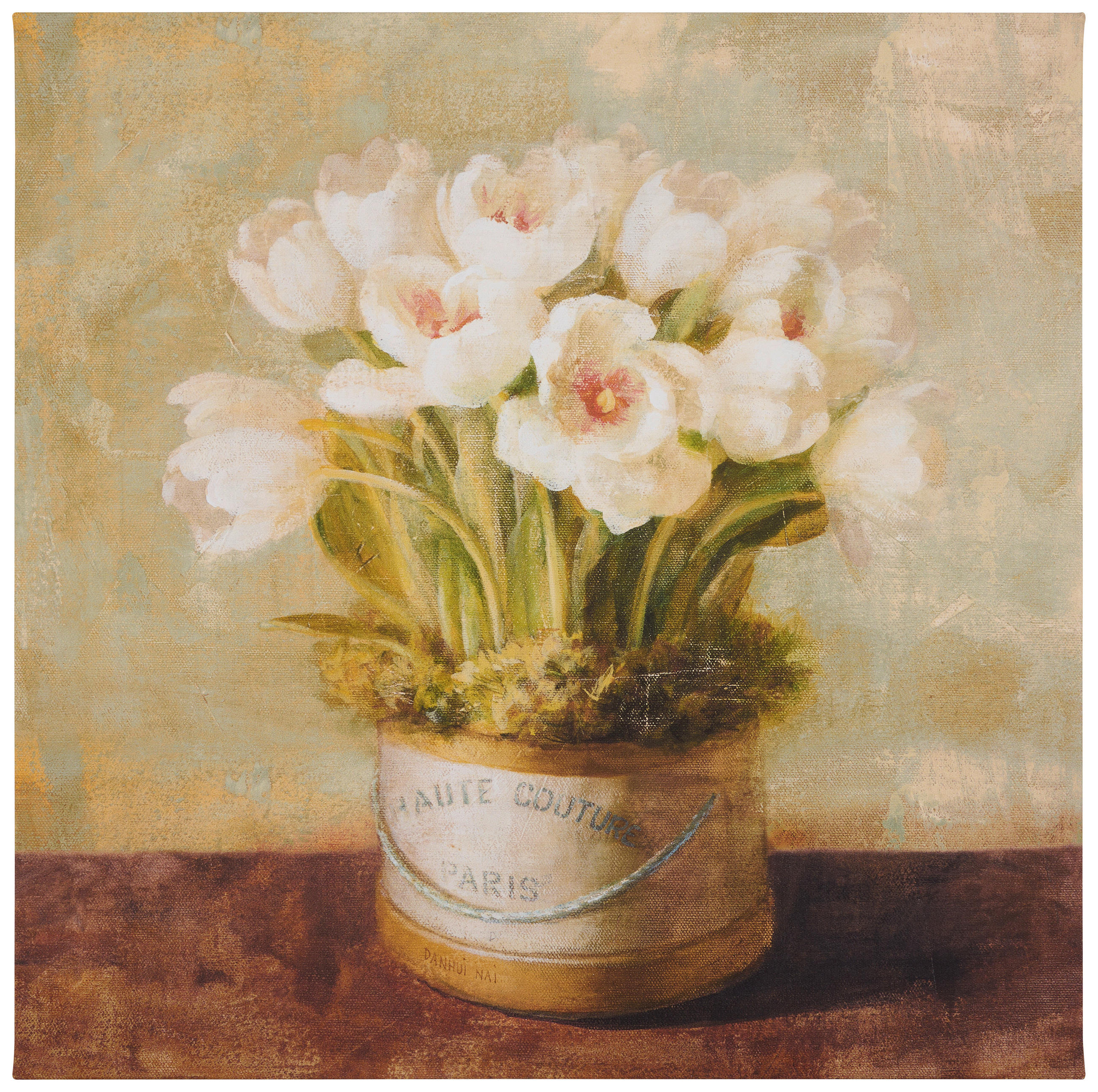 Euroart MALBA NA PLÁTNĚ, květiny, 55/55/3 cm
