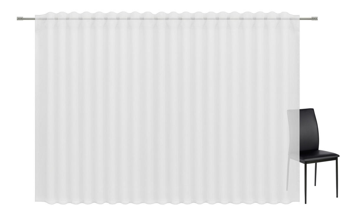 FERTIGSTORE  halbtransparent   300/145 cm  - Weiß, Basics, Textil (300/145cm) - Esposa