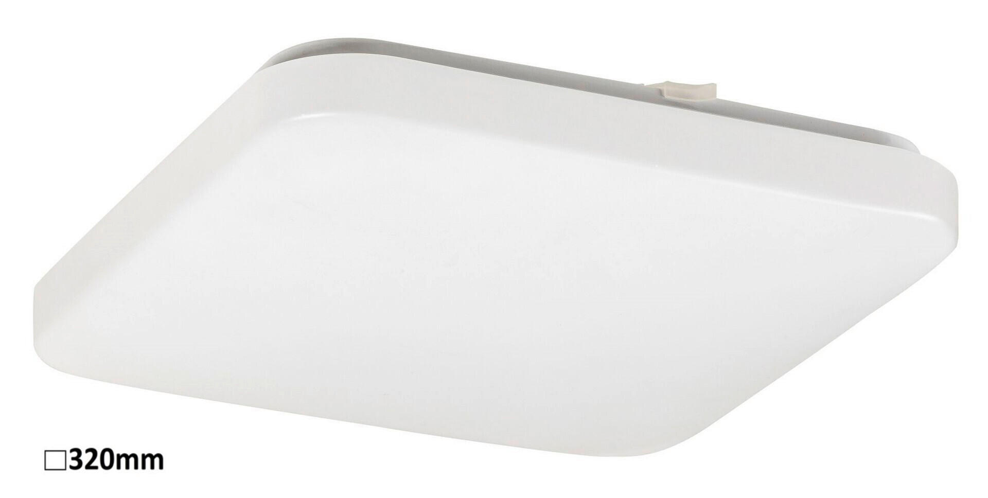 LED SVJETILJKA STROPNA Rob  - bijela, Basics, metal/plastika (32/32/6,3cm)