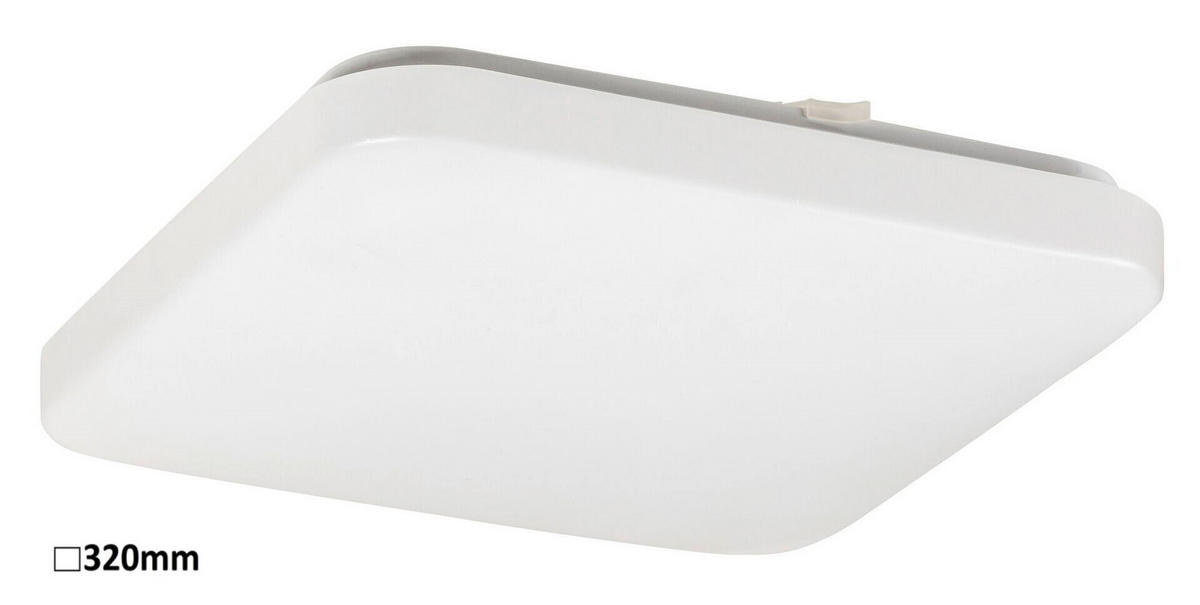 LED SVJETILJKA STROPNA Rob  - bijela, Basics, metal/plastika (32/32/6,3cm)