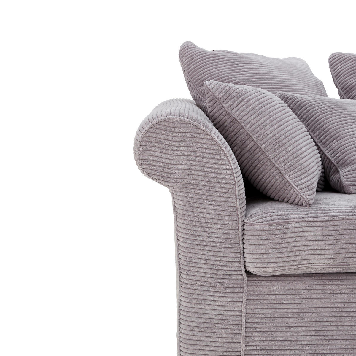 HÖRNSOFFA i manchester ljusgrå  - ljusgrå/ekfärgad, Lifestyle, trä/textil (250/250cm) - Livetastic