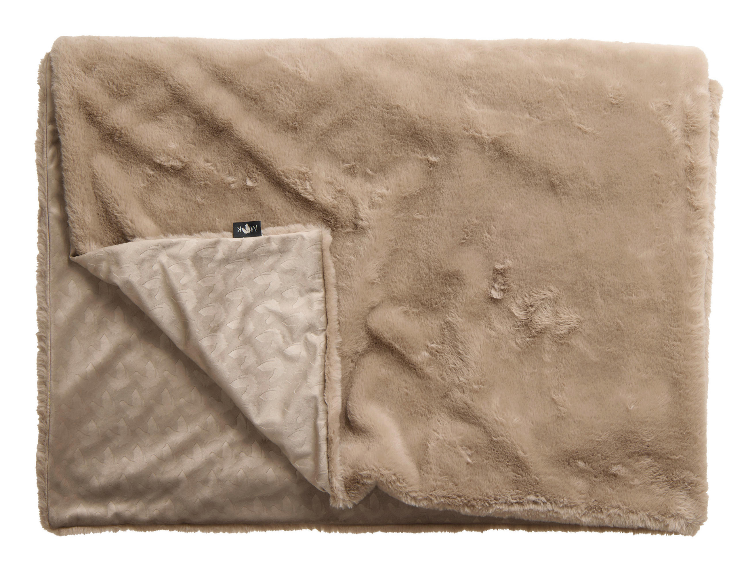FELLDECKE Marcel.Remus.Design-Felantix beige 140/200 cm  - Beige, Design, Textil (140/200cm)