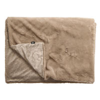 FELLDECKE Marcel.Remus.Design-Felantix beige 140/200 cm  - Beige, Design, Textil (140/200cm)