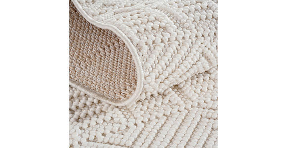 FLACHWEBETEPPICH 80/150 cm HELIX Creme  - Creme, Basics, Kunststoff/Textil (80/150cm) - Novel