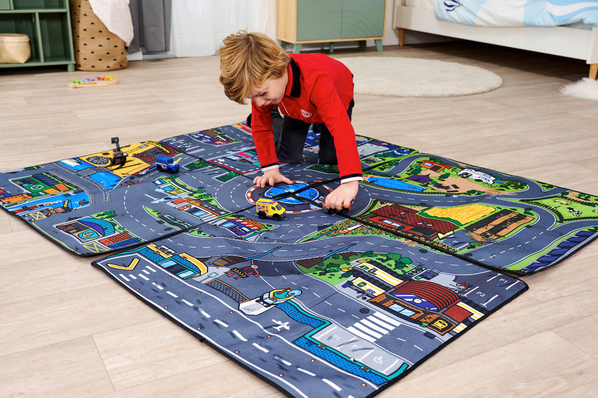 SPIELMATTE 70/80 cm  - Multicolor, Basics, Kunststoff (70/80cm) - Simba
