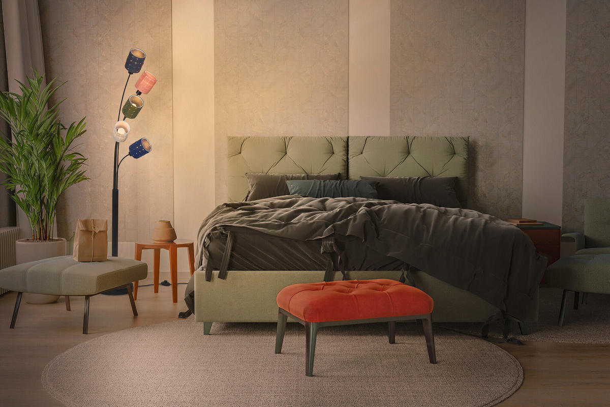 STEHLEUCHTE 50,5/48,5/173 cm    - Multicolor, Design (50,5/48,5/173cm) - Ledvance