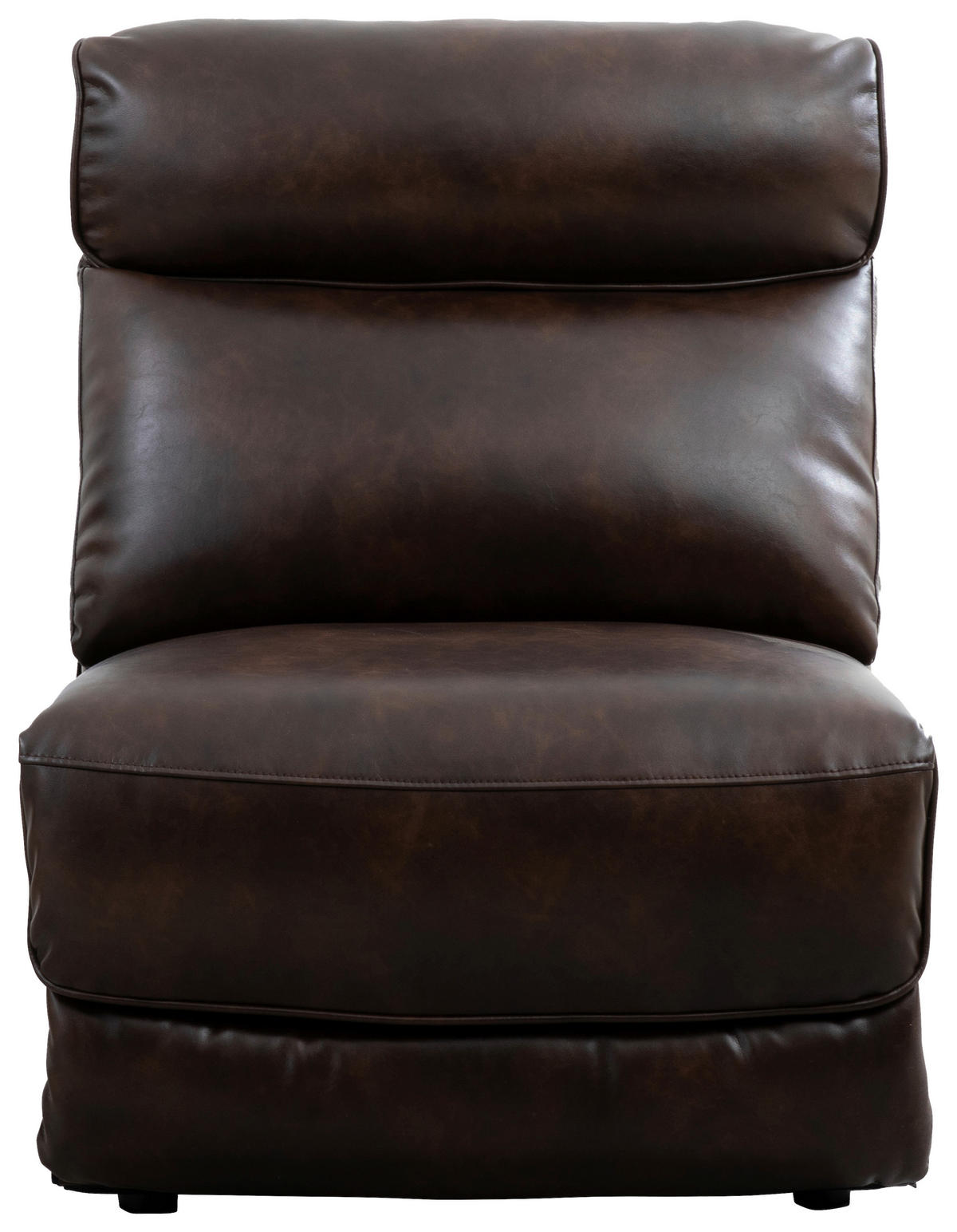 SOFFMODUL i mikrofiber brun  - brun/svart, Klassisk, trä/textil (74/97/98cm) - Cantus