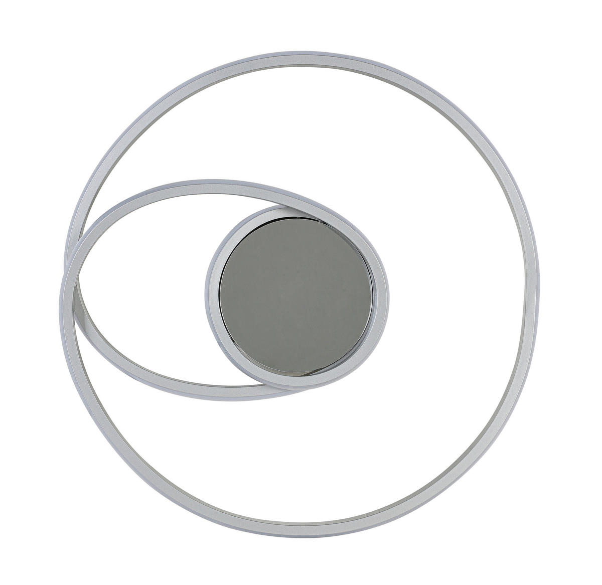 DECKENLEUCHTE 45/8 cm  - Chromfarben/Silberfarben, Trend, Kunststoff/Metall (45/8cm) - Collett's Monde