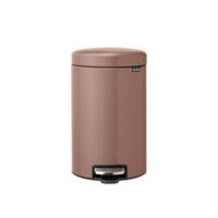 TRETEIMER 12 l  Metall  - Taupe/Anthrazit, Basics, Kunststoff/Metall (25,1/41,1/33,8cm) - Brabantia