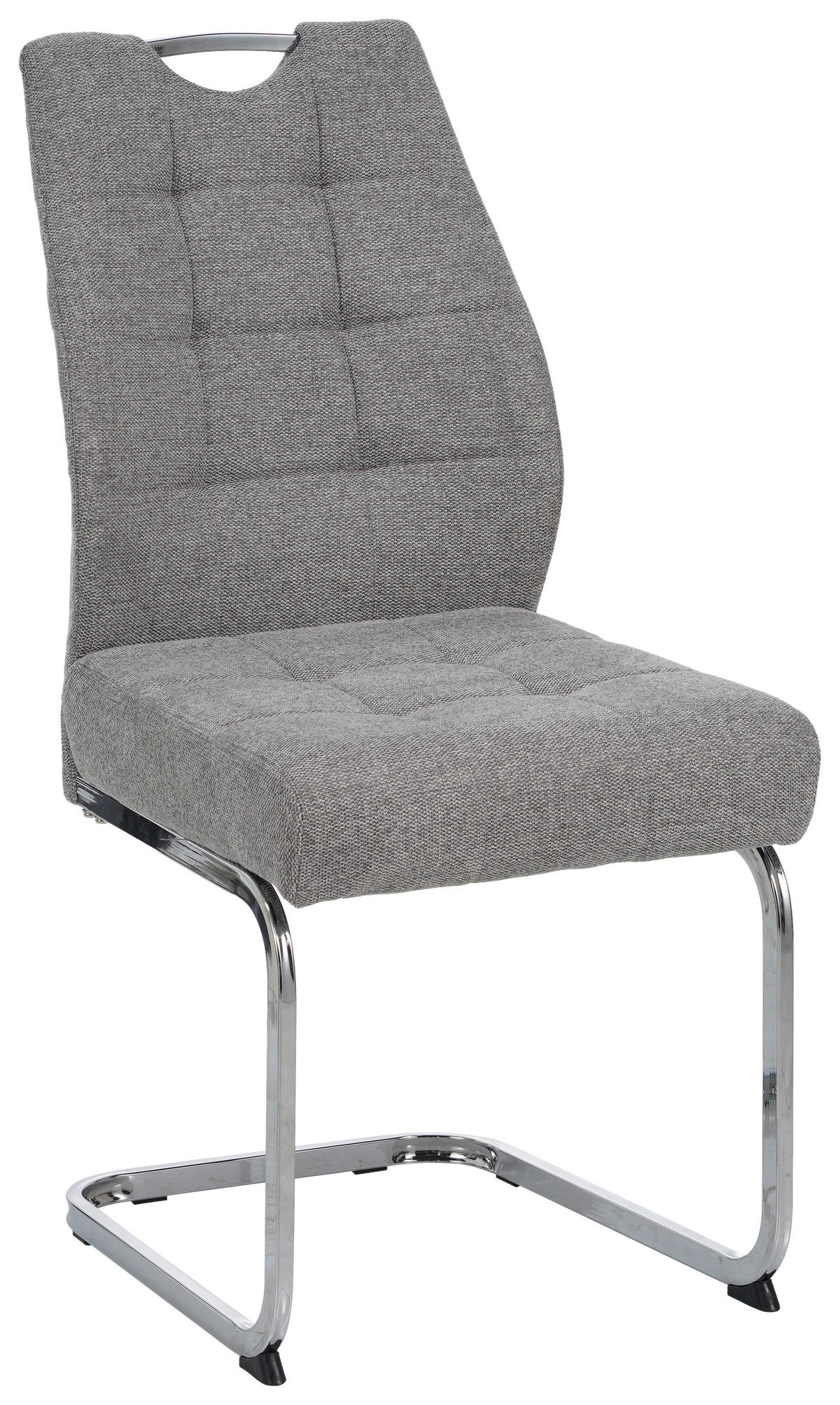 SCHWINGSTUHL  in Eisen Cord  - Chromfarben/Braun, Design, Textil/Metall (46/96/61.5cm) - Carryhome