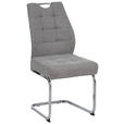 SCHWINGSTUHL  Stoffauswahl, Typenauswahl Cord  - Chromfarben/Braun, Design, Textil/Metall (46/96/61.5cm) - Carryhome