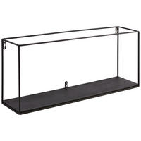 WANDREGAL  - Schwarz, Trend, Holz/Holzwerkstoff (60/25/14cm) - Landscape