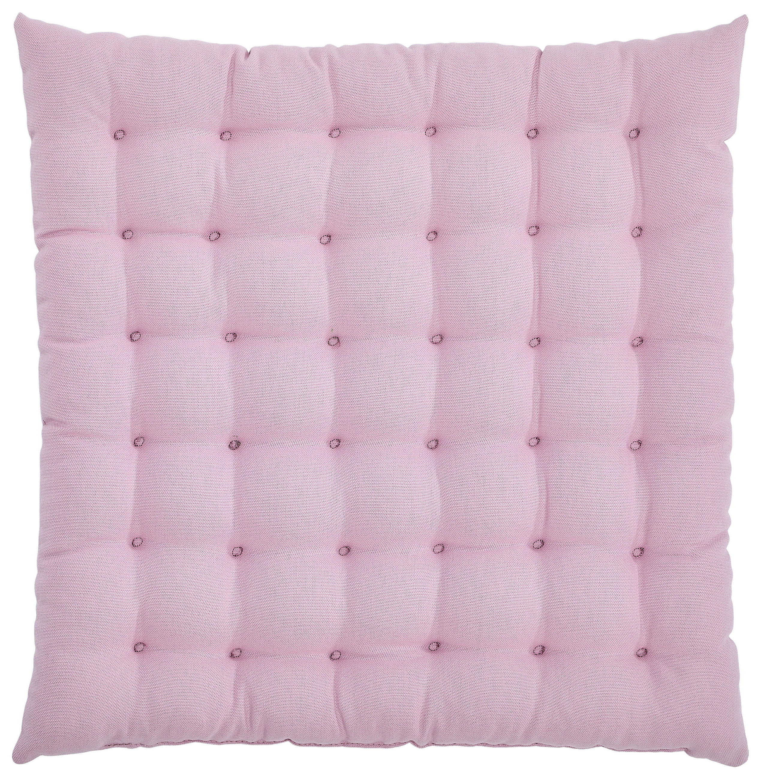 SITZKISSEN  - Hellrosa, Basics, Textil (38/38/4cm) - Bio:Vio