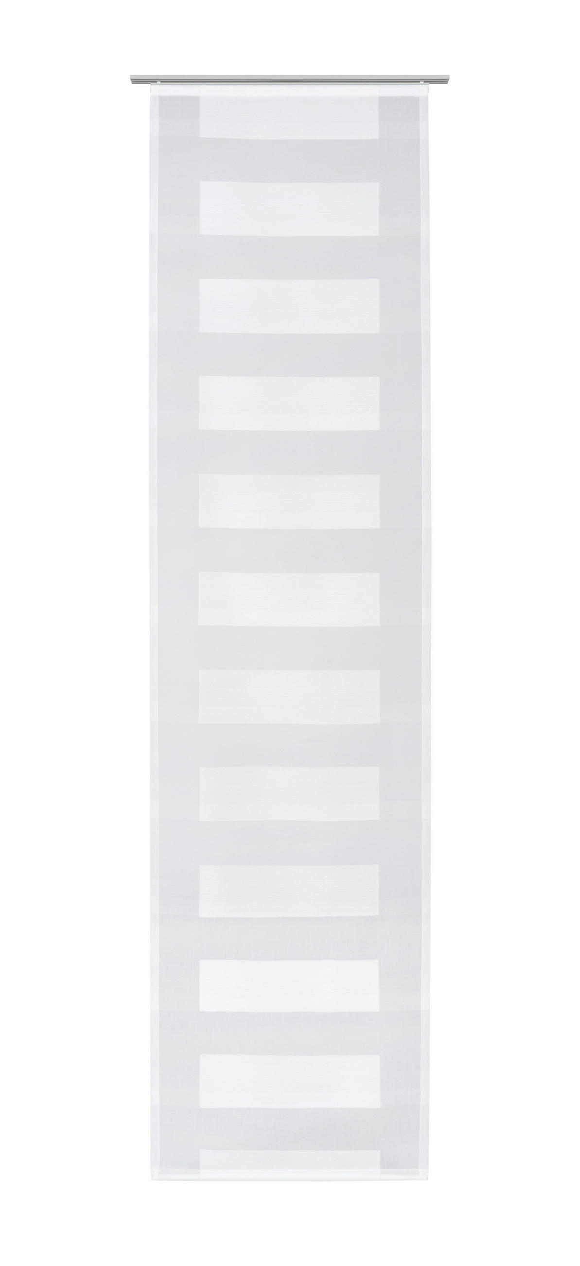 FLÄCHENVORHANG   halbtransparent  60/245 cm   - Weiß, Basics, Textil (60/245cm) - Dieter Knoll