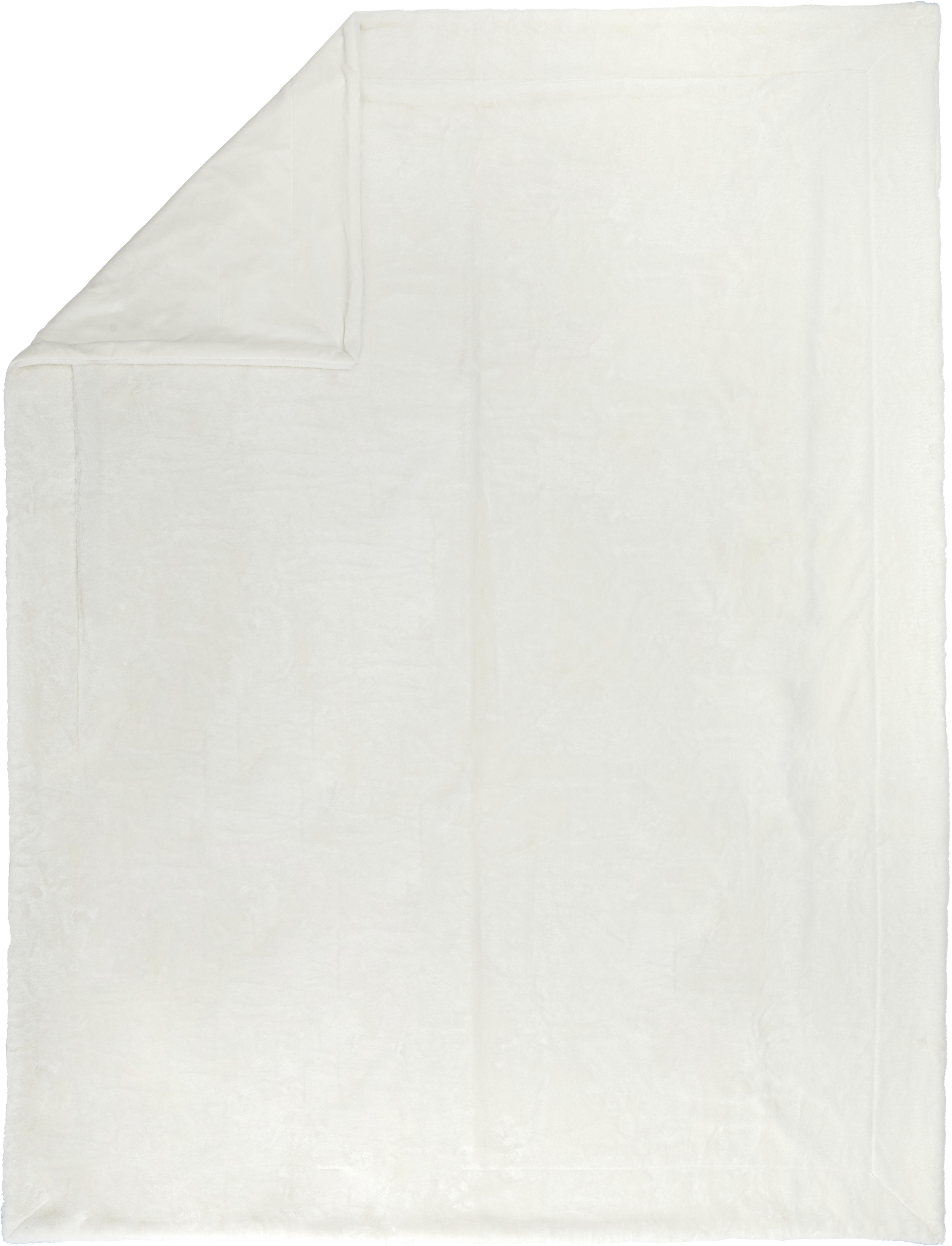 FELLDECKE Yukon 150/200 cm  - Weiß, Design, Textil (150/200cm) - Novel