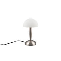 BORDSLAMPA CANARIA 15/26,5 cm   - vit/nickelfärgad, Basics, metall/glas (15/26,5cm)