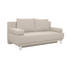 SCHLAFSOFA Creme - Chromfarben/Creme, Design, Textil/Metall (203/97/106cm) - VENDA