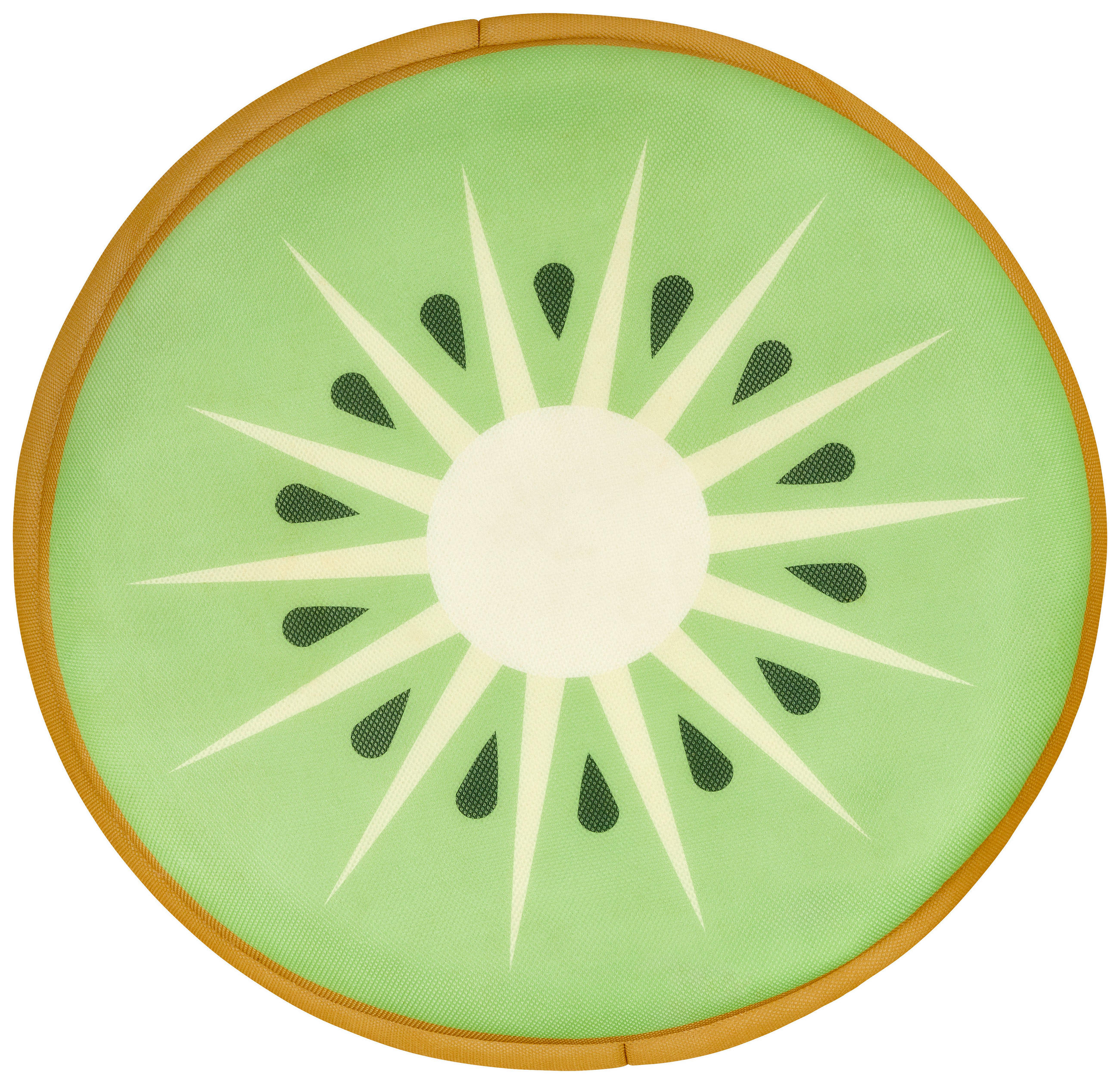 Schwimmkissen Kiwi Textil Dunkelgrün/grün/honig Mit Zip