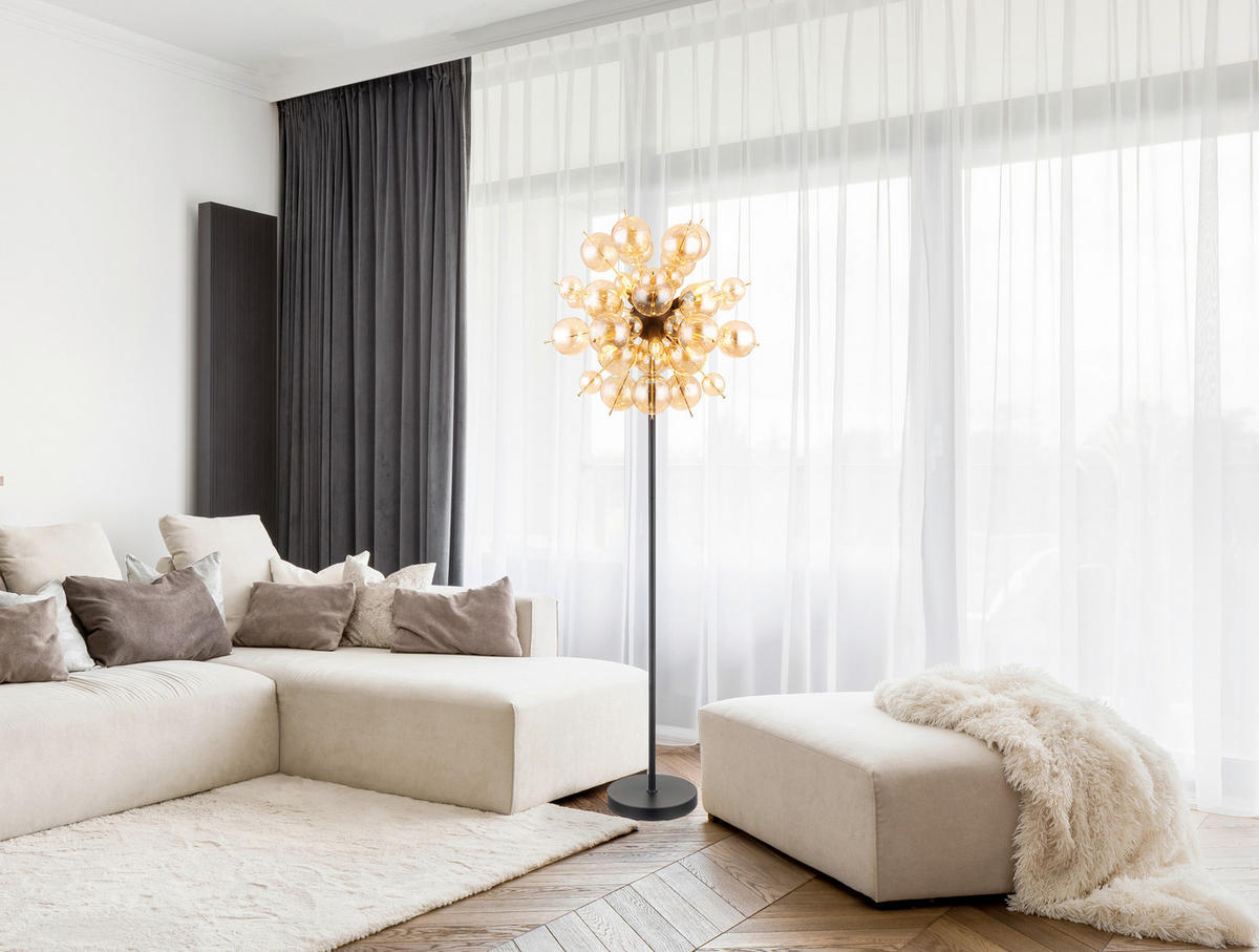 STOJACÍ LAMPA, 55/55/155 cm - Konvenční (55/55/155cm) - Globo