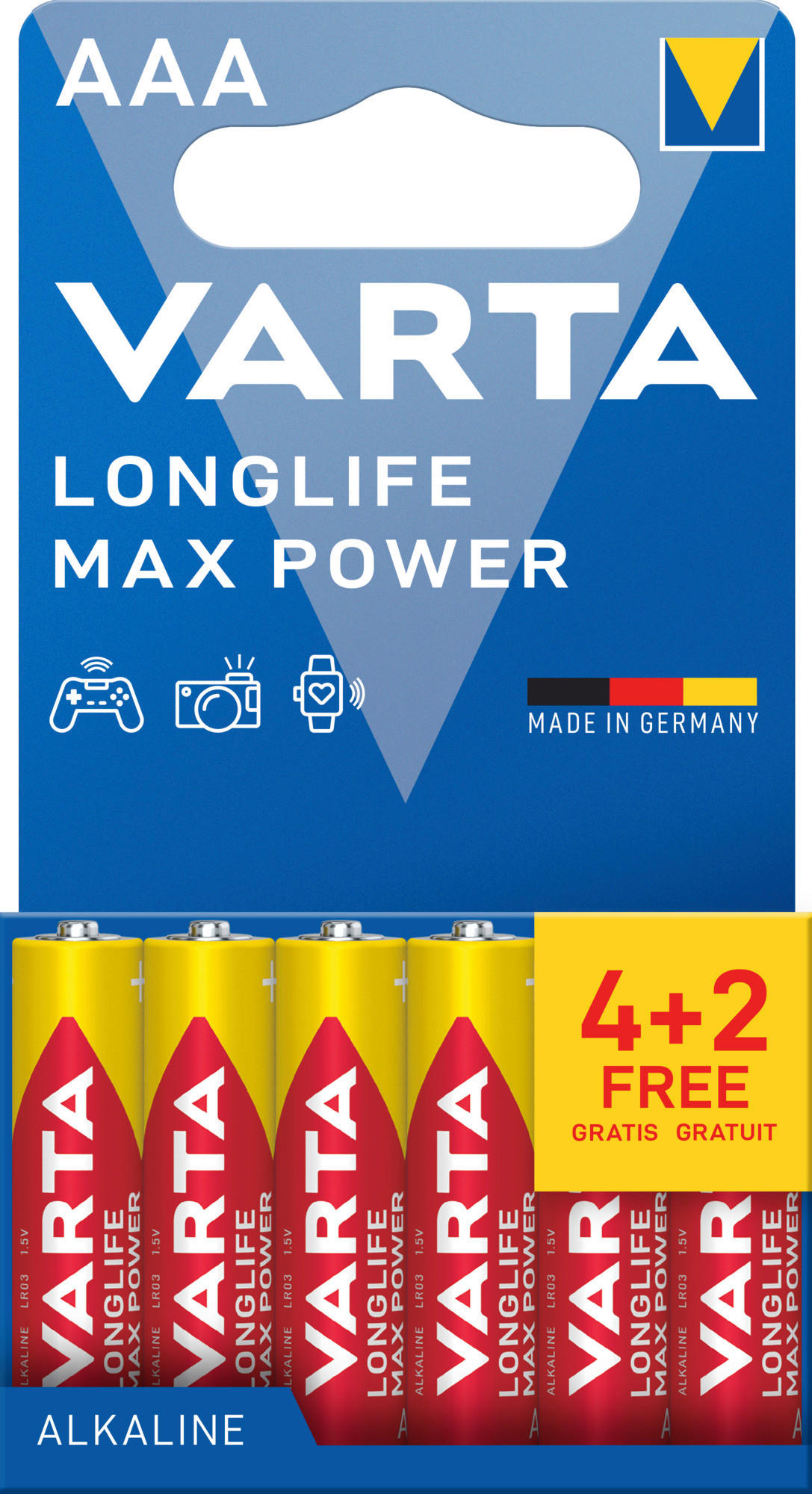 BATTERIE - Basics (6,46/12/1,12cm) - Varta