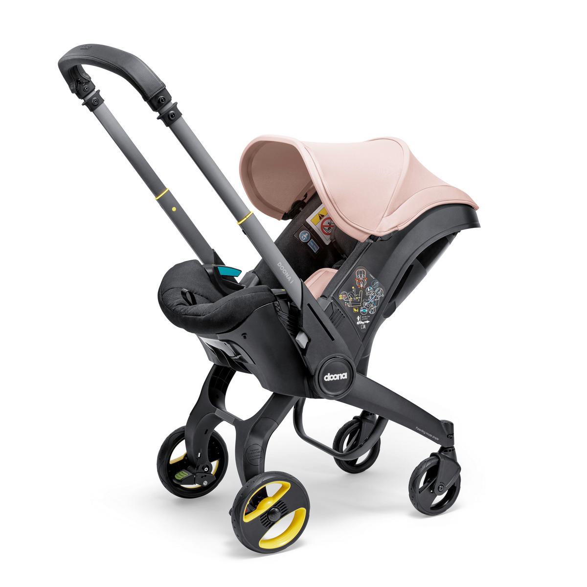 BABYSCHALE DOONA i  - Rosa, Basics, Kunststoff/Textil (73.4/42/47.7cm) - Doona