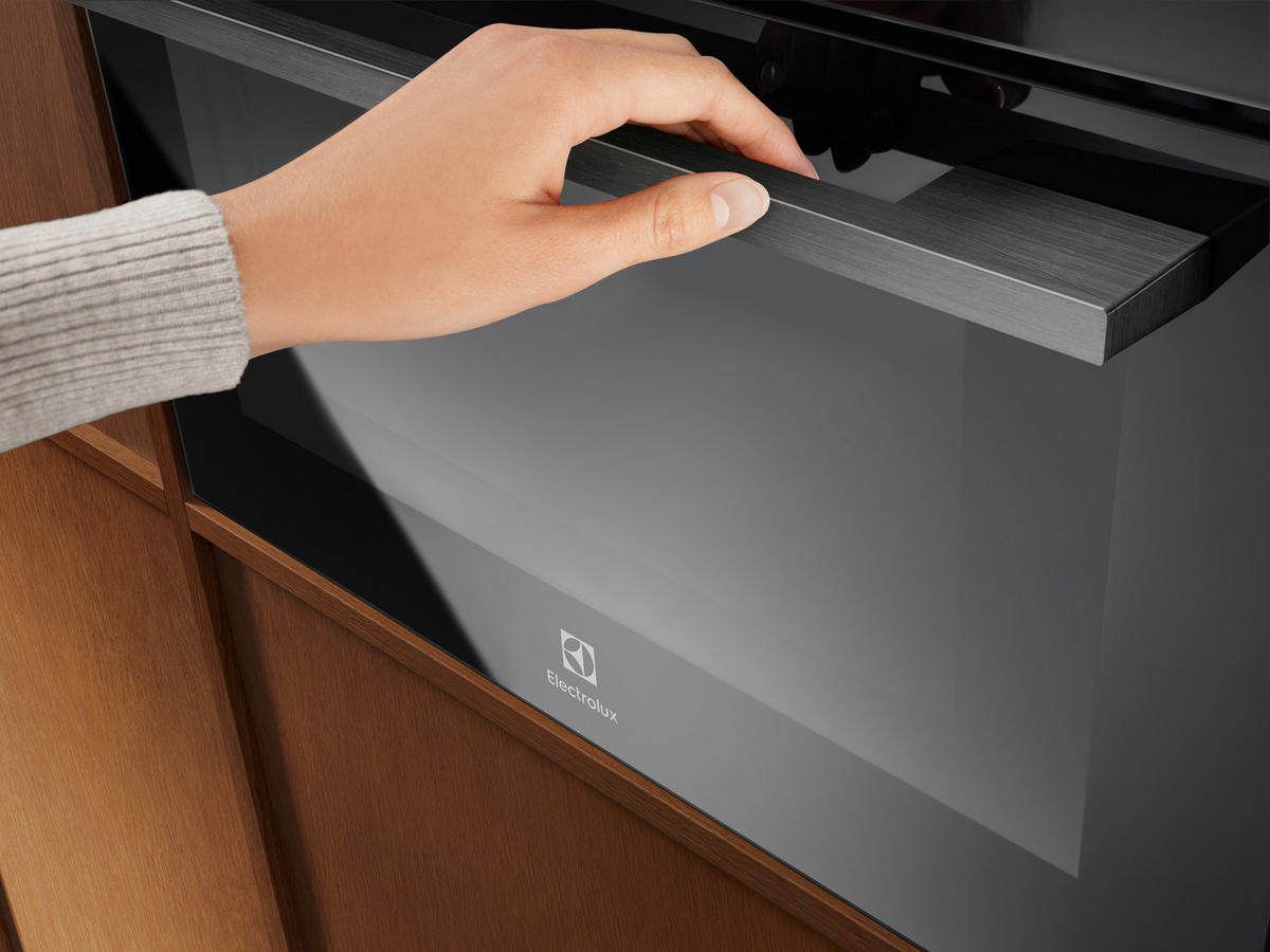 KOMPAKTBACKOFEN KVLBE28GT MattBlack  - Schwarz, Basics, Glas/Metall (59,5/45,5/56,7cm) - Electrolux