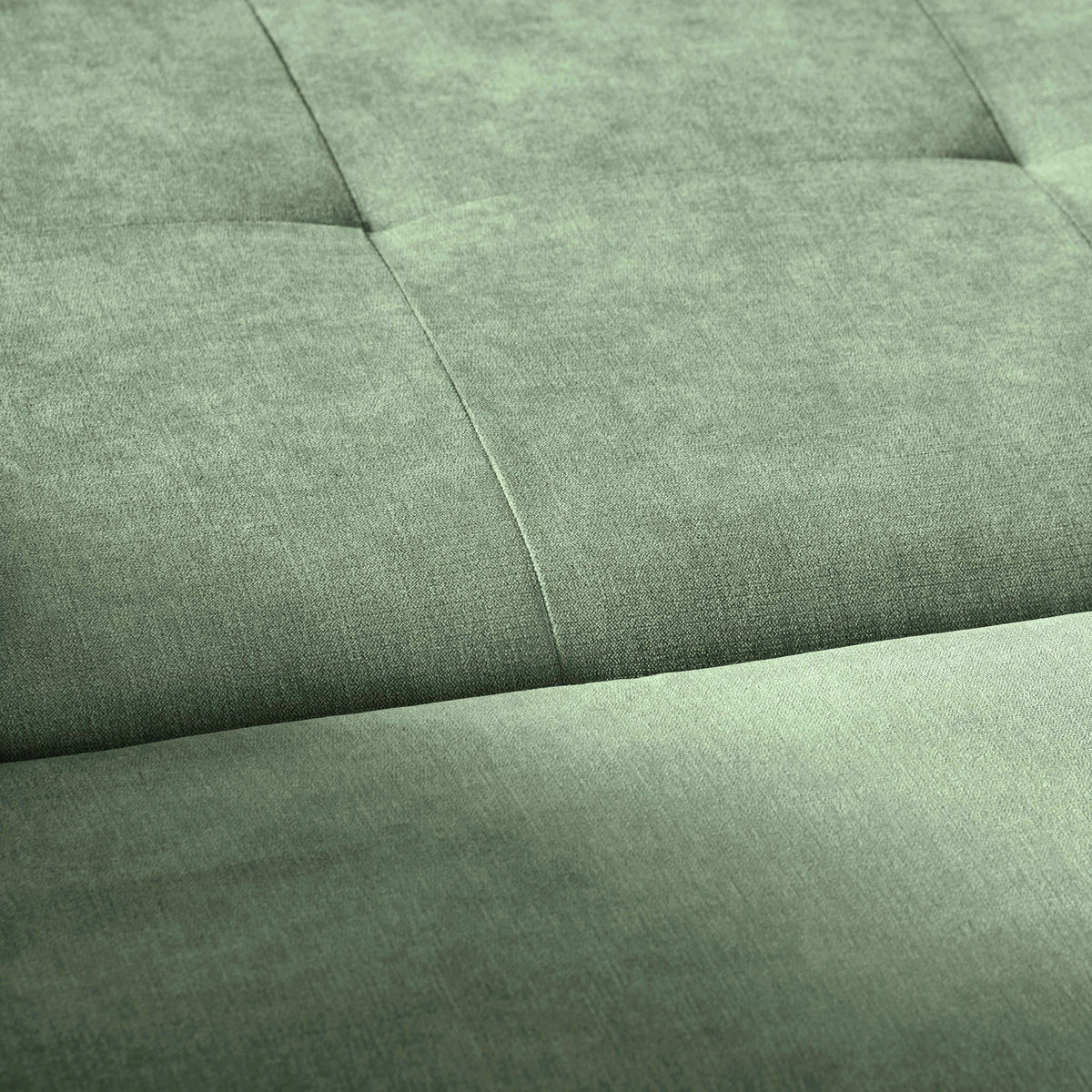 ECKSOFA in Flachgewebe Weiss, Olivgrün  - Weiss/Olivgrün, Design, Kunststoff/Textil (271/175cm) - MID.YOU