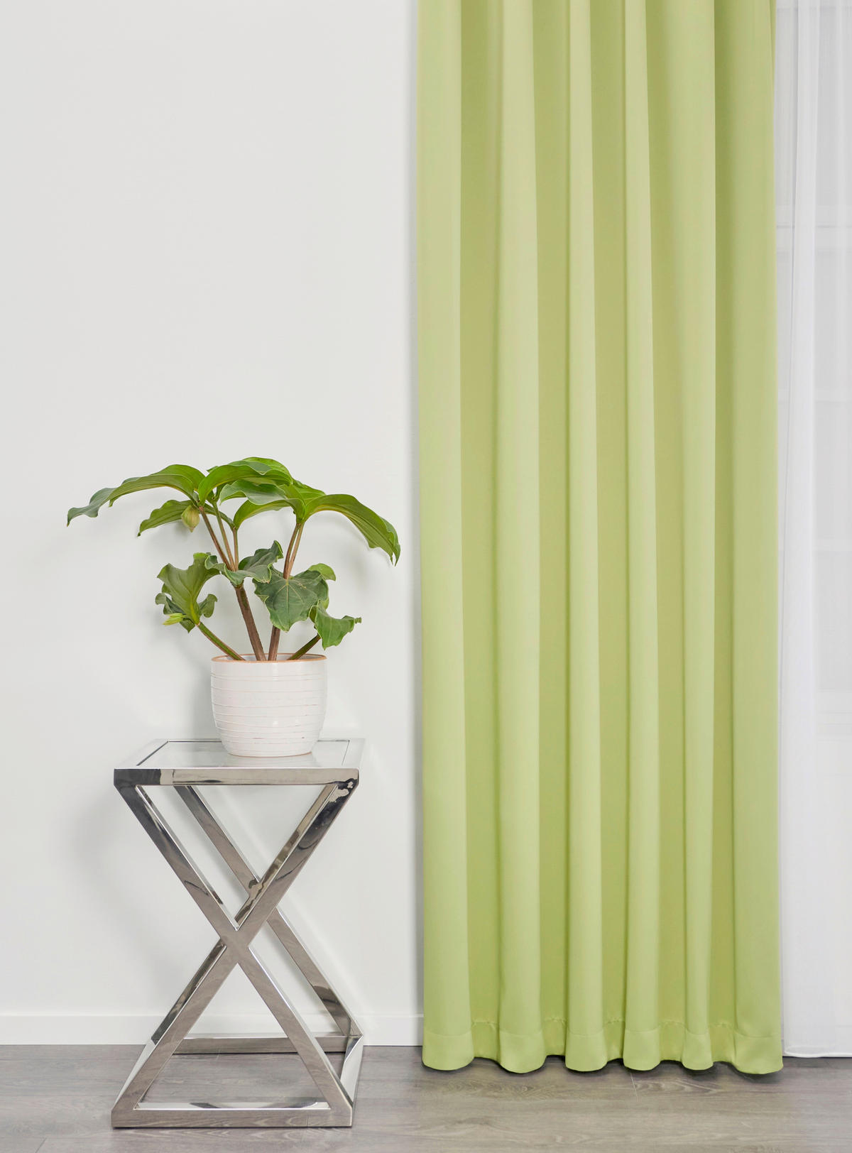 Material Textil Decorativ opac  - verde, Basics, textil (280cm)