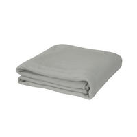 FLEECOVÁ DEKA, polyester, 130/160 cm - šedá, Basics, textil (130/160cm) - Boxxx