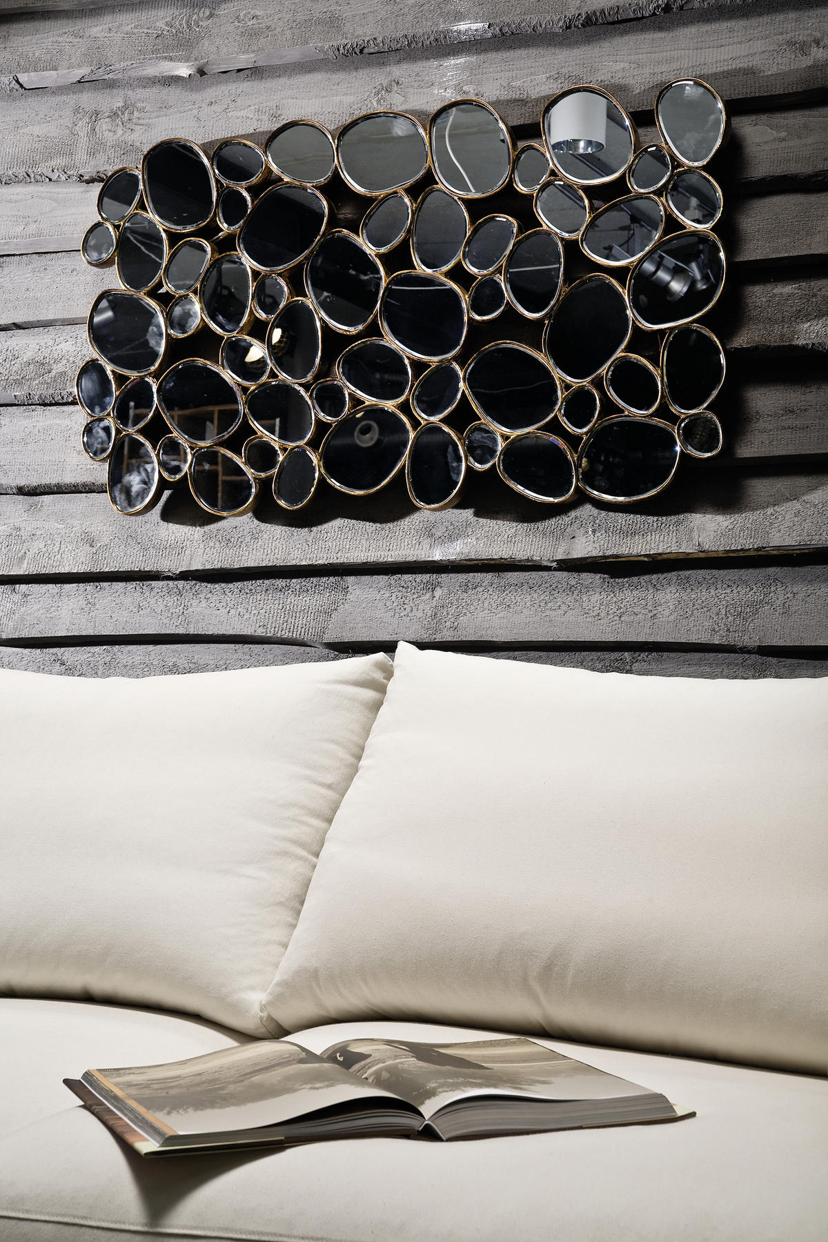 WANDSPIEGEL 78/135/3,5 cm  - Kupferfarben, Design, Glas/Metall (78/135/3,5cm) - Kare-Design