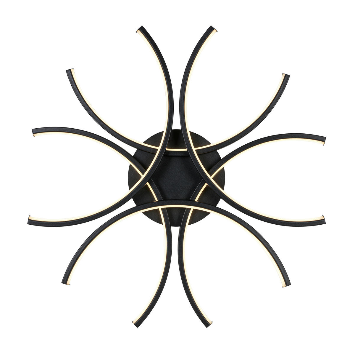 Plafonieră Cu Led 36 W  99,9/118 cm    - negru, Design, plastic/metal (99,9/118cm) - Novel