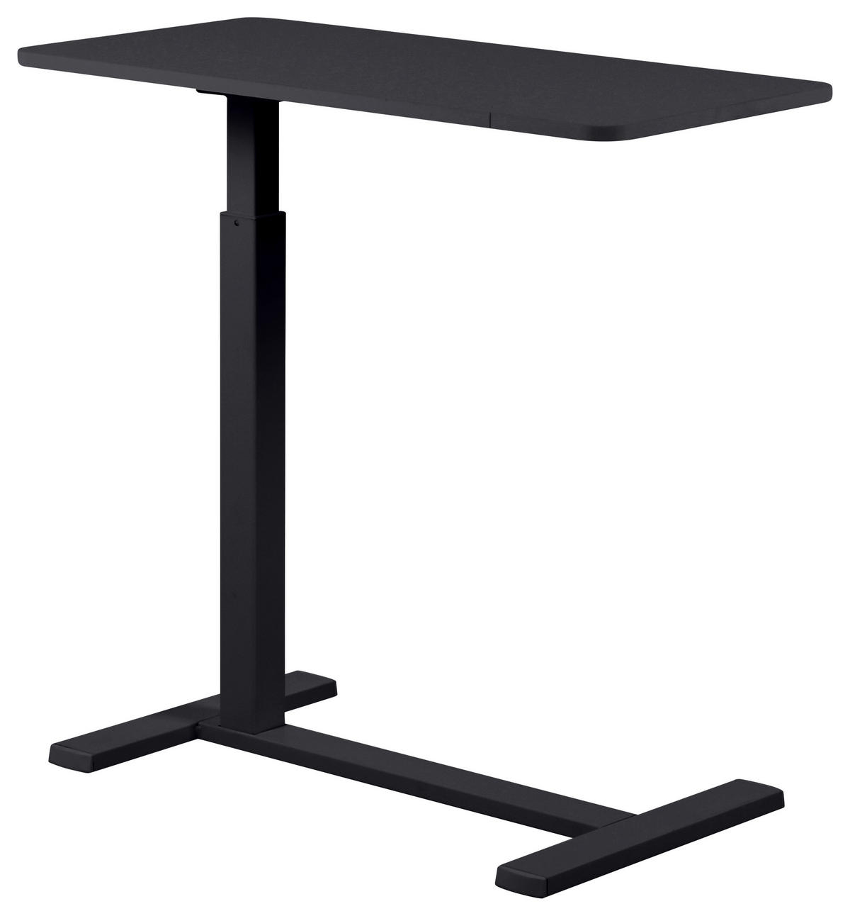 LAPTOPBORD justerbar höjd  - svart, Klassisk, metall/trämaterial (76/38/67-101cm) - Boxxx