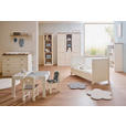 GITTERBETT CAMRON 145/76,50/80 cm - Weiß/Grau, Natur, Holz/Holzwerkstoff (145/76,50/80cm) - My Baby Lou
