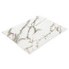 KOPALNIŠKA PREPROGA MARBLE  bela 50/60 cm  - bela, Basics, tekstil (50/60cm) - Vossen