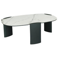 COUCHTISCH 105/65/38 cm oval Anthrazit, Weiß  - Anthrazit/Weiß, Design, Keramik/Holzwerkstoff (105/65/38cm) - Novel
