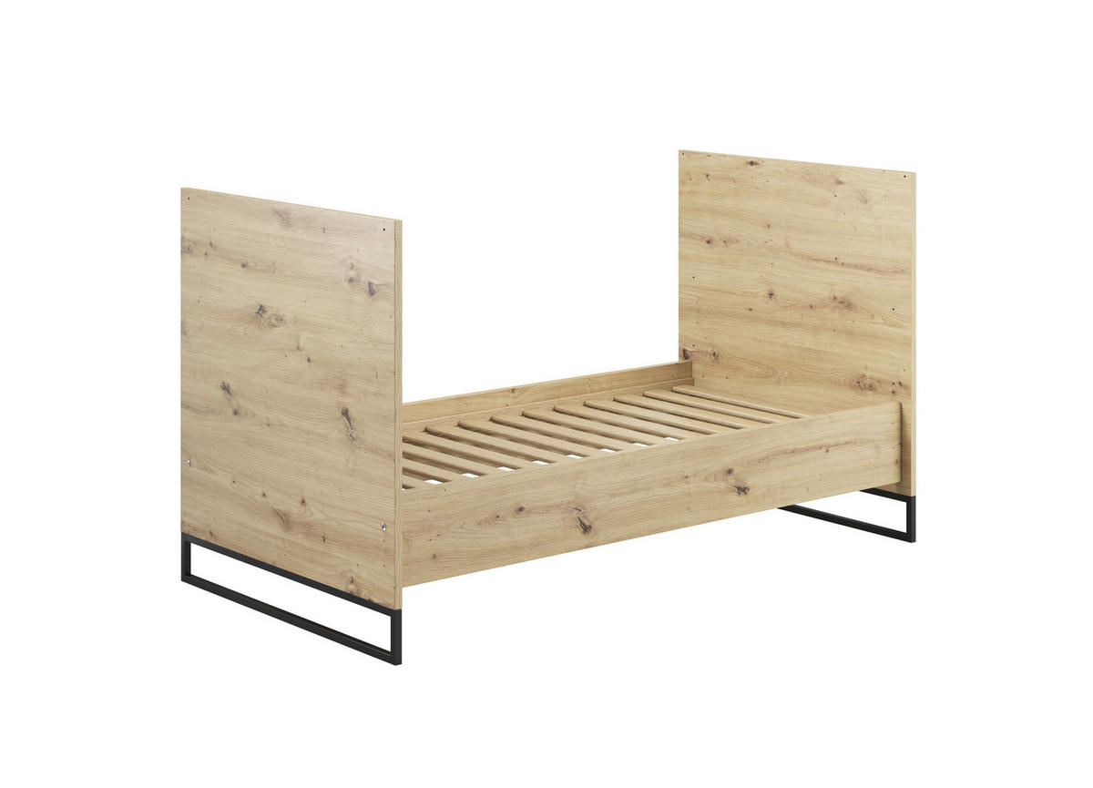 UMBAUSEITEN Yunai  - Eichefarben, Trend, Holzwerkstoff (139/18/1,8cm) - My Baby Lou
