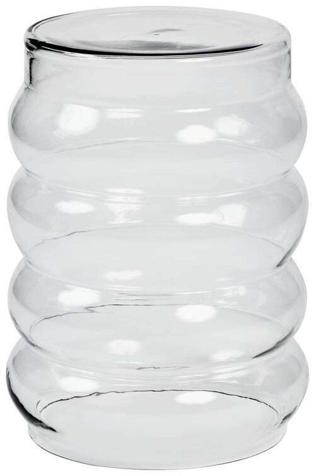 BEISTELLTISCH 39/39/42 cm Transparent rund  - Transparent, Design, Glas (39/39/42cm) - Livetastic