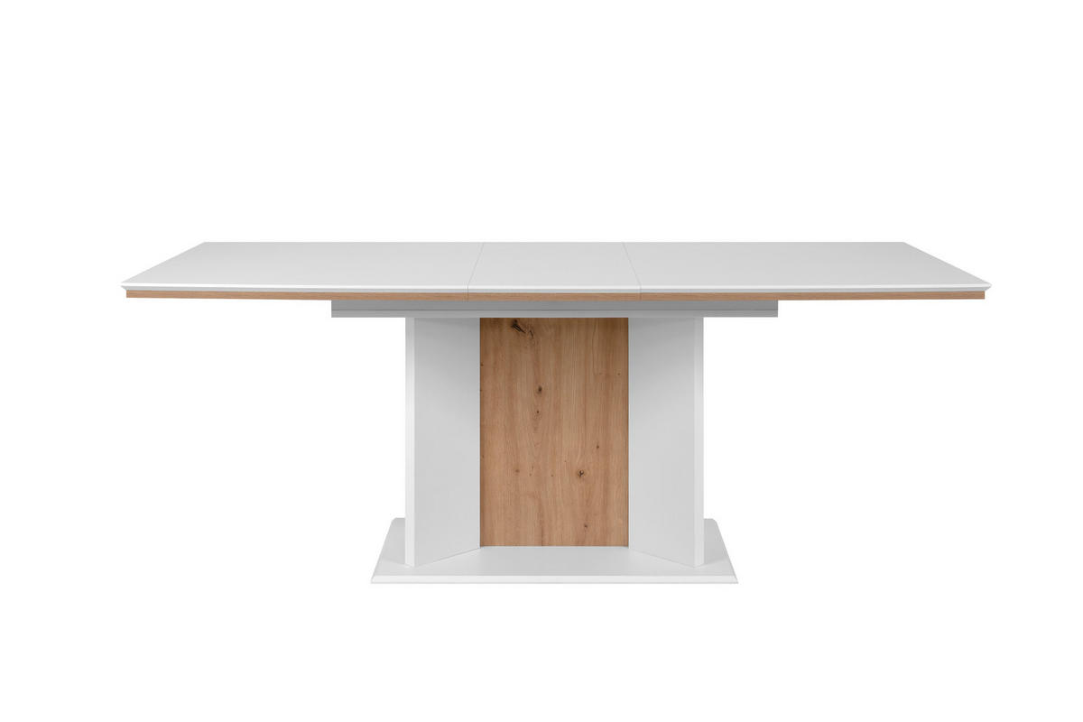 ESSTISCH in Holzwerkstoff 160/90/76 cm  - Weiss/Eiche Artisan, Modern, Holzwerkstoff (160/90/76cm) - MID.YOU
