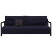 SCHLAFSOFA in Holz, Textil Blau - Blau/Schwarz, MODERN, Holz/Textil (210/70/115cm) - Innovation