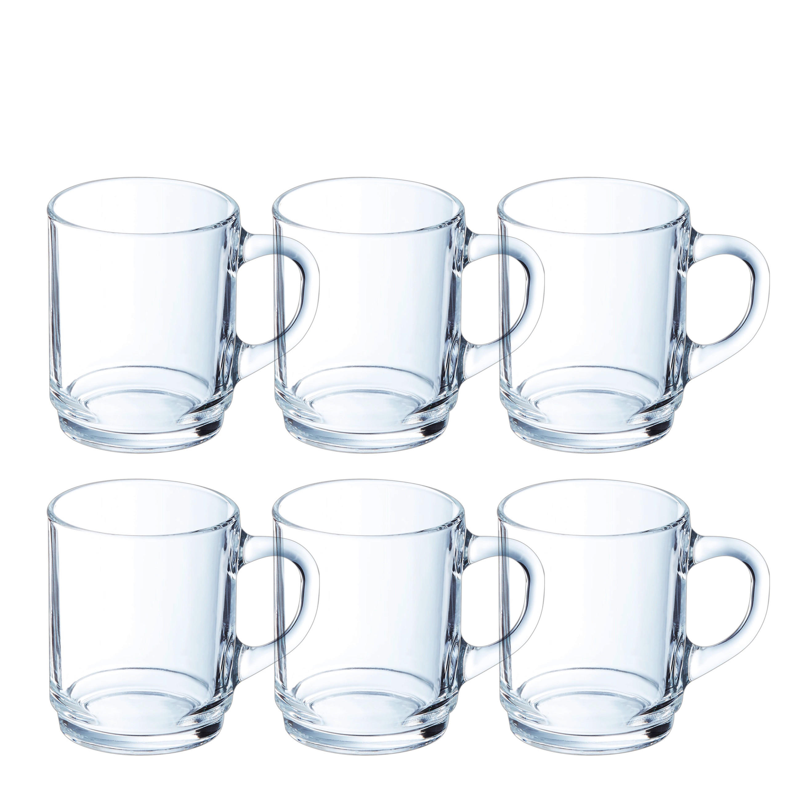 TEEGLÄSERSET 6-teilig  - Transparent, Basics, Glas (7/9cm) - Mäser