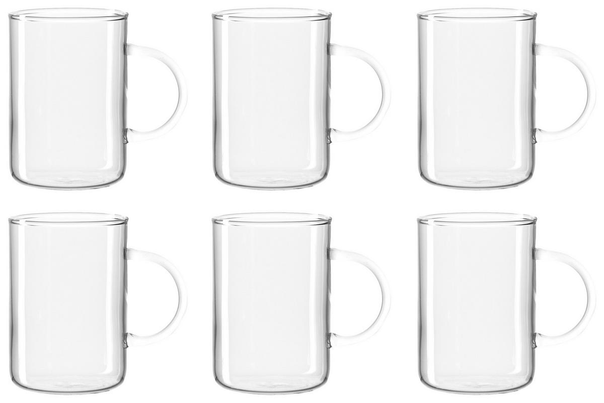 TEEGLÄSERSET Novo 6-teilig  - Transparent, Basics, Glas (300ml) - Leonardo