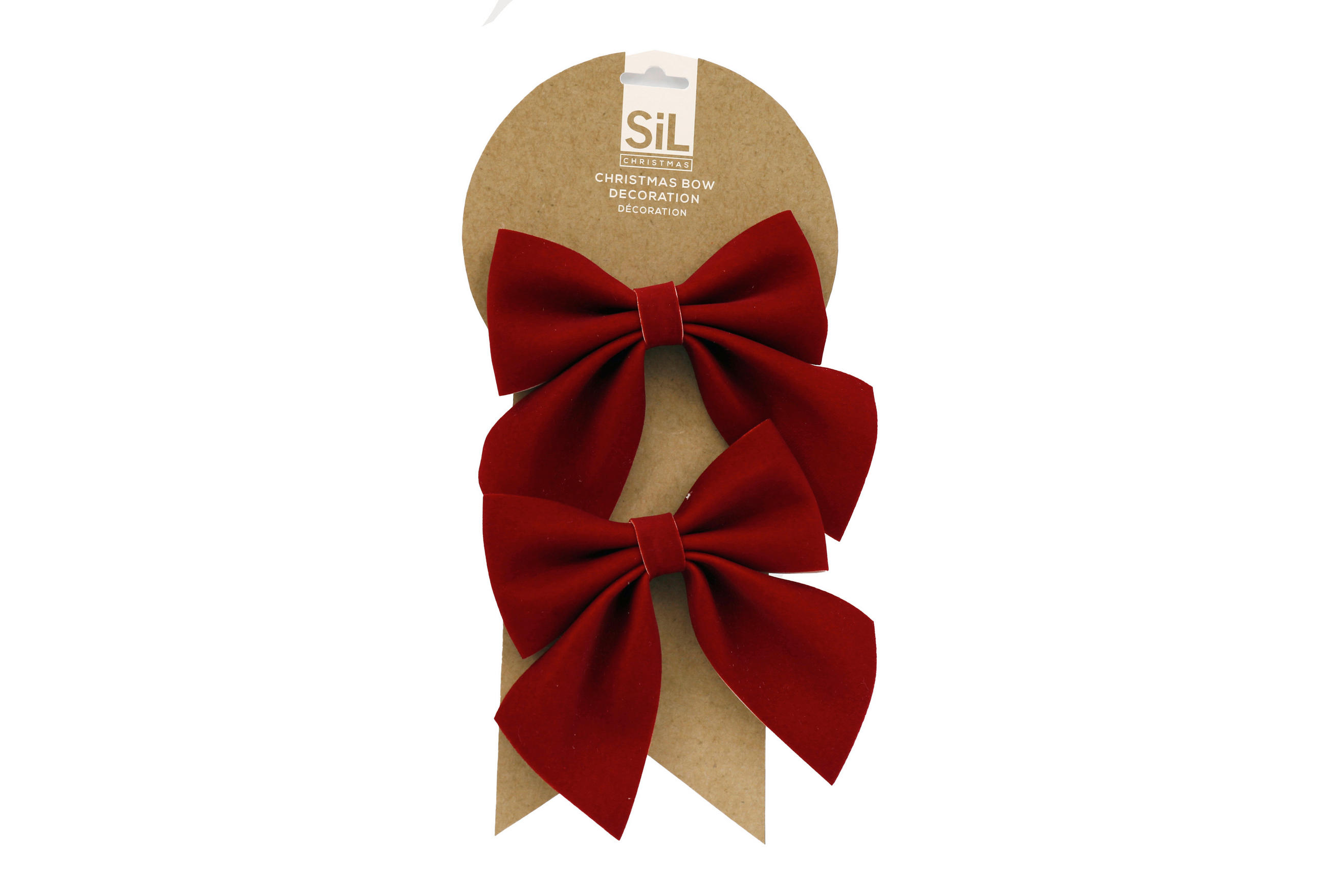 Fundiță Decorativă - roșu, Basics, textil (14/28/1.5cm)