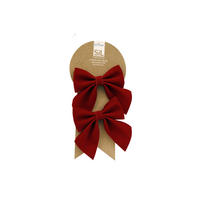Fundiță Decorativă - roșu, Basics, textil (14/28/1.5cm)